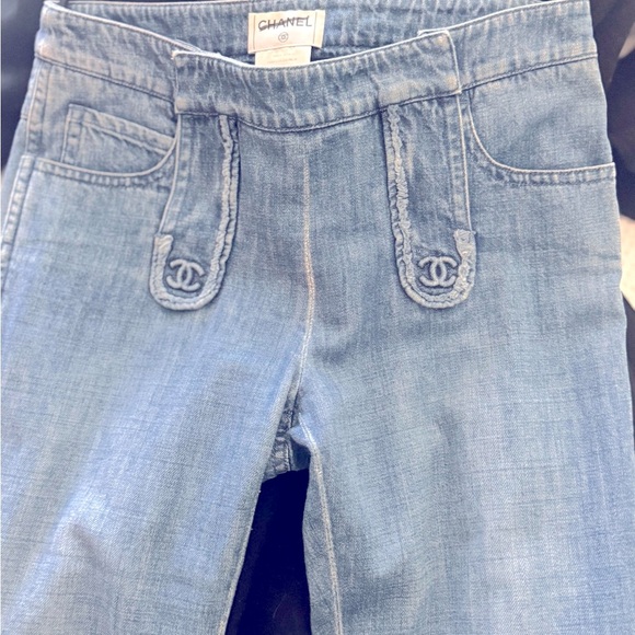Authentic CHANEL DECK Jeans Denim 38 - Picture 2 of 15